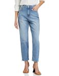 Amazon Brand - Symbol Women MOM Fit Jeans Lt Blue 40