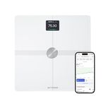 WITHINGS Body Smart - Accurate Scale for Body Weight and Fat Percentage, Body Composition Wi-Fi and Bluetooth Weight Scale, Baby Weight Scale, Smart Scale Apple Health Compatible, Bathroom Scale