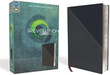 NIV, Revolution Bible, Leathersoft, Gray/Navy: The Bible for Teen Guys