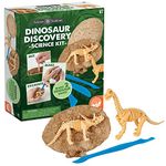 MindWare Science Academy Dinosaur Discovery Lab - A 16pc DIY Discovery kit for Boys & Girls - Learn How to Discover Dinosaurs - Great Gift for Children & Teenagers