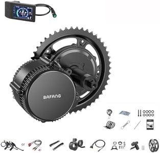 Bafang BBS02 48V 750W Ebike Motor with 500C Display & 44T Chainring, 8FUN BBS02B Mid Drive Electric Bike Conversion Kits