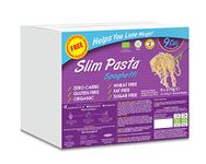 Eat Water Slim Spaghetti Organic Enviro 5 Pack * 270 Grams - Made from Zero Sugar Low Carbohydrate Konjac Flour Oragnic - Low Carb Keto Paleo Diet and Vegan Food