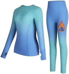 beautyin Quick-drying Thermal Underwear for Kids Ski Base Layer Seamless Long Underwear