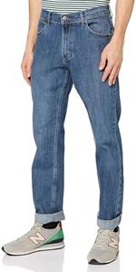 Wrangler Authentic Regular Pantalones, Azul (Blue Mid Stone 14V), 38W / 30L para Hombre