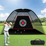 Kapler Golf Nets: Golf Practice Nets with Target for Driving Hitting in Garden Backyard