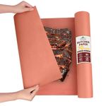 Acasimo Butcher Paper, Pink Butcher Paper BBQ, Kraft Paper Roll Butcher Paper for Grill, Smoker, Fish, Meat, Oven (45 cm x 10 m)