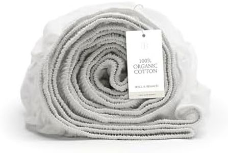 Boll & Branch Signature Hemmed Fitted Sheet - Queen, White - 100% Organic Cotton - 1 Fitted Sheet Only