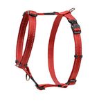 Reflective Adjustable Dog H Harness for Large Dogs; matching collar and leash available, Red