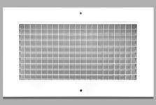 6" x 8" Cube Core Eggcrate Return Air Grille - Aluminum Rust Proof - HVAC Vent Duct Cover - White [Outer Dimensions: 8.75"w X 10.75"h]