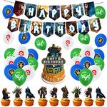 Party Supplies World of Warcraft Cake Topper Video Game Birthday Decorations World of Warcraft Balloons Birthday Banner Game Party Decorations World of Warcraft Birthday Cake Decorations