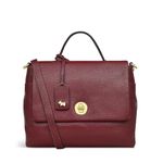RADLEY London Lyric Lane Small Ziptop Crossbody Handbag for Women in Dark Red Soft Grained Leather, with Adjustable Cross Body Strap & Internal Slip and Zip Pockets