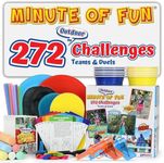 Funwares Minute of Fun Outdoor Game - 272 Minute to Win It Games, Backyard Birthdays, Home Parties, Family Fun, Activities for Teens, Camping, Travel. Most Contents to Play are Included, 2-12 Players