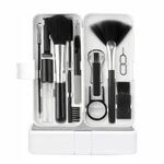 HUMBLE 18-in-1 Smart Gadget Cleaning Kit – All-in-One Screen & Keyboard Cleaner with Cleaning Pen, Spray, Microfiber Cloth, Key Puller & Brushes for Smartphones, Tablets, Laptops, PC's & More (White)