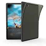 kwmobile Case Compatible with Samsung Galaxy Tab S5e Case - Soft TPU Back Protector Cover for Tablet - Black/Transparent