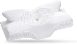 Kenko Back Snooze Right Pro - Orthopedic Memory Foam Pillow, Ergonomic Cervical Pillow for Neck Pain Relief, Hypoallergenic Neck Pillow for Deep Sleep, Posture Correction, and Better Quality of Life