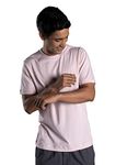 DAMENSCH Men's Regular Fit Tees (Dam-TEES-CDP-M_Candy Pink_M)