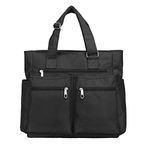 Canvas Tote Bag Waterproof Nylon Multi Pocket Shoulder Bags Laptop Work Bag Teacher Purse and Handbags for Women & Men