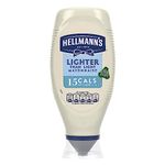 Hellmann's Lighter than Light Mayonnaise 100% recycled plastic bottle light mayo for sandwiches, wraps, and salads 750 ml