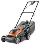 Flymo 36V UltraStore 380R Cordless Lawnmower - Without Power For All Battery and Charger, 38cm Cutting Width, Striped Lawn Finish, Close Edge Cutting, 45L Grass Box