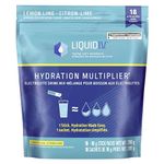 Liquid I.V. Electrolyte Drink Mix for accelerated hydration, Lemon Lime, Hydration Multiplier with Vitamins B3, B5, B6, B12 and C, 288 g, 18 on-the-go sticks