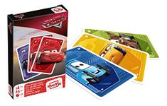 Shuffle Disney Cars - Pairs and Old Maid Playing Cards, Suitable For Playing Snap, 1 Deck, Ages 3+