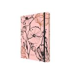 Collins Abstract Botanicals 2025 Planner - A5 Week to View Diary - Pink - (E-AB153.50-25) - Stylish Weekly Eco Diary with Recycled Paper