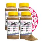 Ice Melt Salt for Snow Grit De Icing Rock Salt Road Alternative (4X 1.2KG Shaker Pack) UK Made - Pet Friendly Road Grit, No Urea De Icing Driveway, Snow Removal, Car Parks, Stables Quick Ice Melt