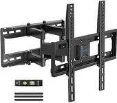 MOUNTUP UL Listed TV Wall Mount, Full Motion TV Wall Mount for Most 26-65 Inch Flat/Curved TV Fit 16" Wood Stud, Wall Mount TV Bracket with Dual Swivel Articulating Arm Max VESA 400x400mm up to 88 LBS