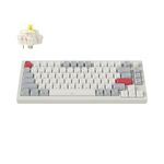 Keychron Q1 Max Wireless Custom Knob Mechanical Keyboard, Full Metal Bluetooth/2.4 GHz/Wired RGB with Programmable Hot-swappable Gateron Jupiter Banana Switch for Mac Win Linux - Side-Printed Keycaps