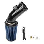 4" Cold Air Intake Pipe Kit with Oiled Filter, Filter System Replacement for 2011-2016 Ford Powerstroke Diesel Engine 6.7L, F-250 F-350 F-450 Super Duty (2011-2016 Powerstroke 6.7L Diesel)