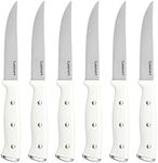 Cuisinart C77WTR-6PSK White Triple Rivet Steak Knife Set, 6 pc