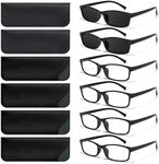 Gaoye 6 Pack Reading Glasses Men/Women, Eyeglasses, Blue Light Readers for Men/Women, Eye Glasses