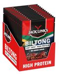 Jack Link's Beef Biltong, Original Flavour, High Protein Meat Snack, Box of 12 x 60 Gram Packs