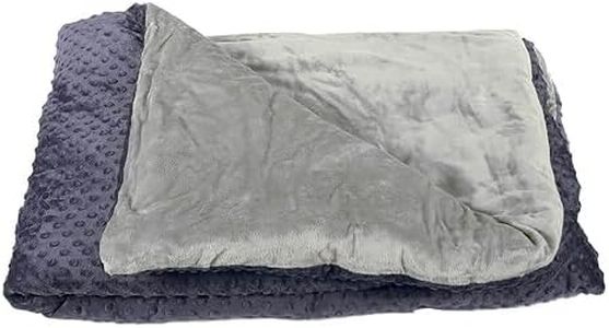 Harkla Weighted Blankets - Soft and Comfortable Minky Fabric - Price Includes Duvet Cover & Weight