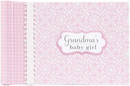 C.R. Gibson Grandma's Brag Book, 10 Sheets/20 Pages, Holds Up to 40 Photos, Acid/PVC Free Photo Safe Pages, Measures 4.5" x 7" - Bella