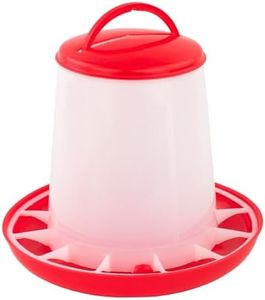 KCT 3kg Large Chicken Feeder Outdoor Poultry Food Dispenser Self Filling Gravity