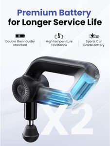 Bob and Brad D6 Pro Deep Tissue Massage Gun – 16mm Amplitude, OLED, 7 Heads