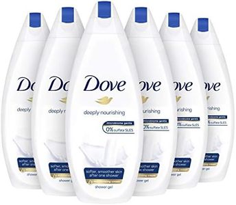 Dove – Lot de 6 gels douche hydratants Deeply Nourishing, 250 ml