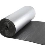 Putentfun 10M x 25CM Self Adhesive Reflective Aluminium Foam Insulation 7mm Thick, Aluminum Bubble Heat Thermal Reflector Panels, Foil Insulation Roll for Floors, Roofs, Garage Doors and Camper Vans