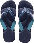 Havaianas Men's Power 2.0 Flip-Flop, Marine Blue Nautico, 4/6 US