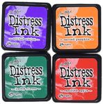 Distress Mini Ink Pads 4/pkg-Kit 15