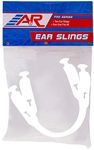 A&R Sports Hockey Helmet Ear Sling (Pair), White