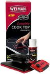 Weiman Complete Cook Top Cleaning Kit - Cook Top Cleaner and Polish 2 oz, Scrubbing Pad, Cleaning Tool, Cook Top Razor Scraper