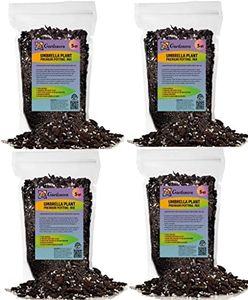 Gardenera Umbrella Plant Premium Potting Mix - 20 Quart - Nourish Your Plants with Nature's Finest Ingredients (4 Bags of 5 QT)