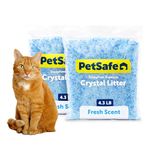 PetSafe ScoopFree Premium Blue Non Clumping Crystal Cat Litter, 2-Pack