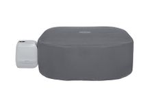 Lay-Z-Spa Large Square Thermal Hot Tub Cover 201cm x 85cm | Up to 40% More Energy Efficient, Water Repellent & UV Resistant, Universal Fit, Grey