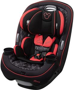 Disney Baby Grow and Go All-in-One Convertible Car Seat, Rear-facing 5-40 pounds, Forward-facing 22-65 pounds, and Belt-positioning booster 40-100 pounds, Simply Mickey