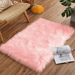 Goolela Pink Rug Small Cute Rug 2x3