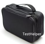 TestHelper TH19 Double Layered Padded Carrying Zipper Soft Case with Wrist Strap Use for Multimeter Meter