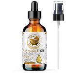 Vitamin E Oil. 120ml. 100% Pure. Cold-pressed. Unrefined. Organic. D-alpha Tocopherol. Maximum Strength. Chemical-free. Soothes Dry Skin. Natural Antioxidant. For Hair, Skin, Nails, Stretch Marks, Scars. Bella Terra Oils.…